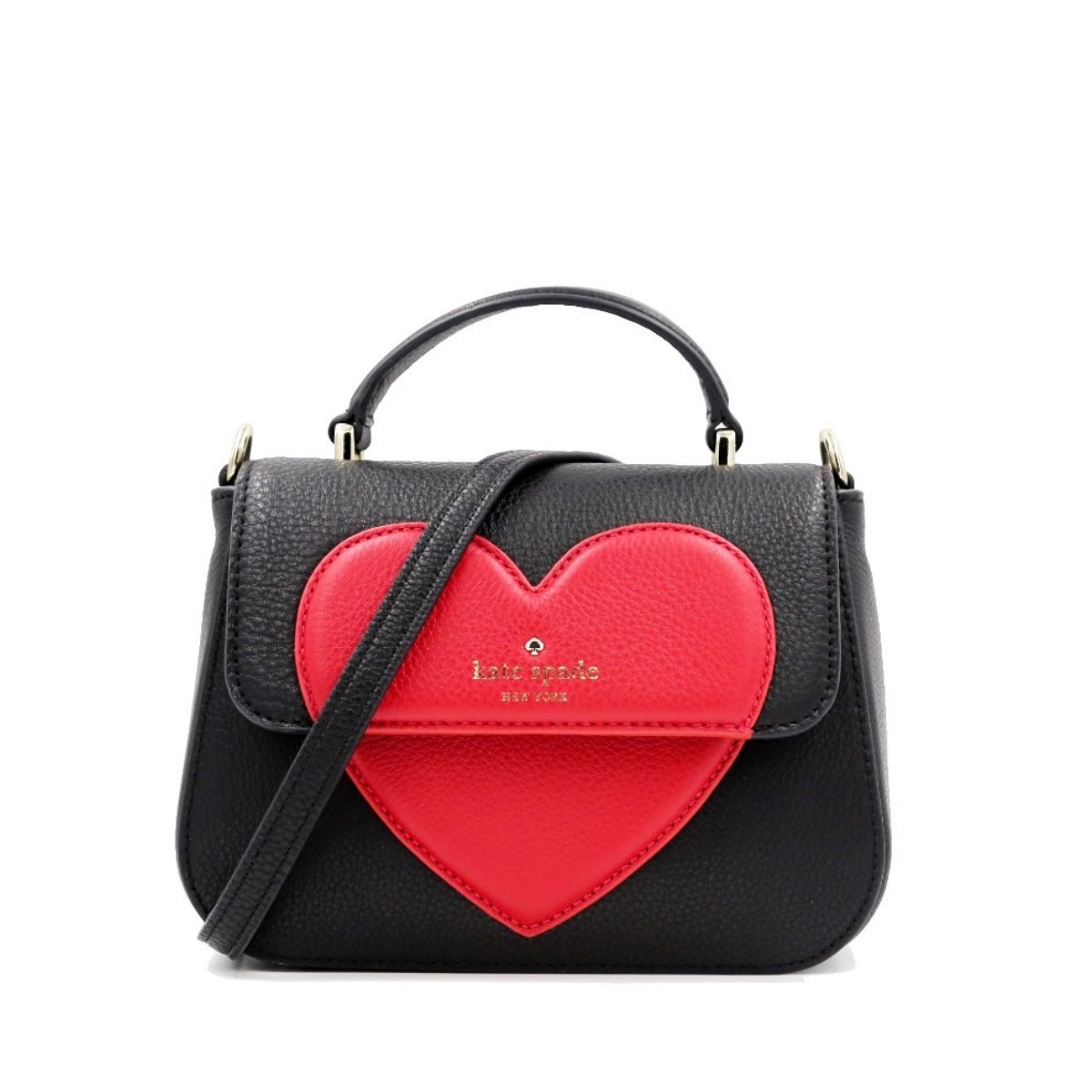 Kate Spade New York Red Heart-shaped Heart Bag Chain Small Shoulder Bag