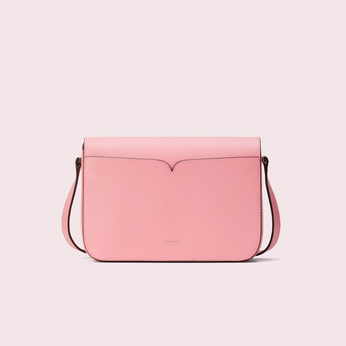 Pink Shoulder Bag With Flap Pocket Twist Lock Fashionable For Daily PU