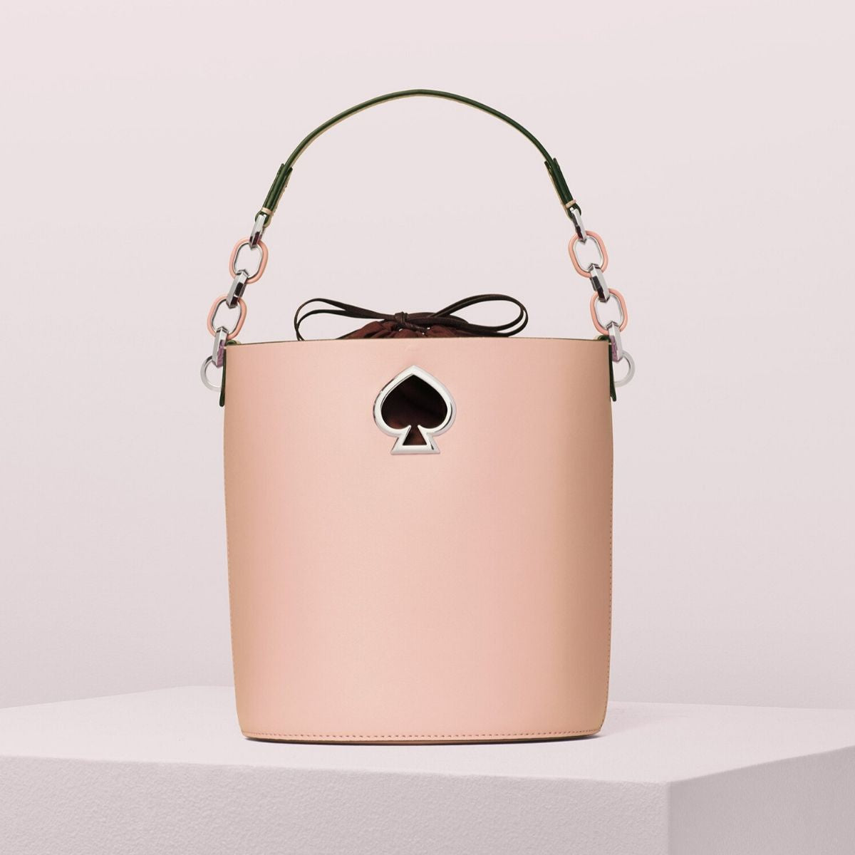 Suzy Small Cosmetic Pink Bucket Bag