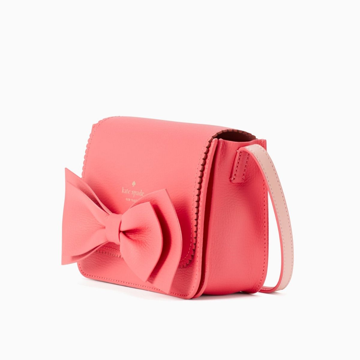 Kate Spade - Light Pink Leather Structured Crossbody – Current Boutique