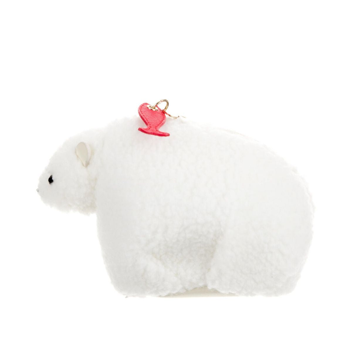 Polar Bear Lying In The Snow Women’s PU Leather Coin Wallets Girls Mini  Buckle Coin Purse Pouch