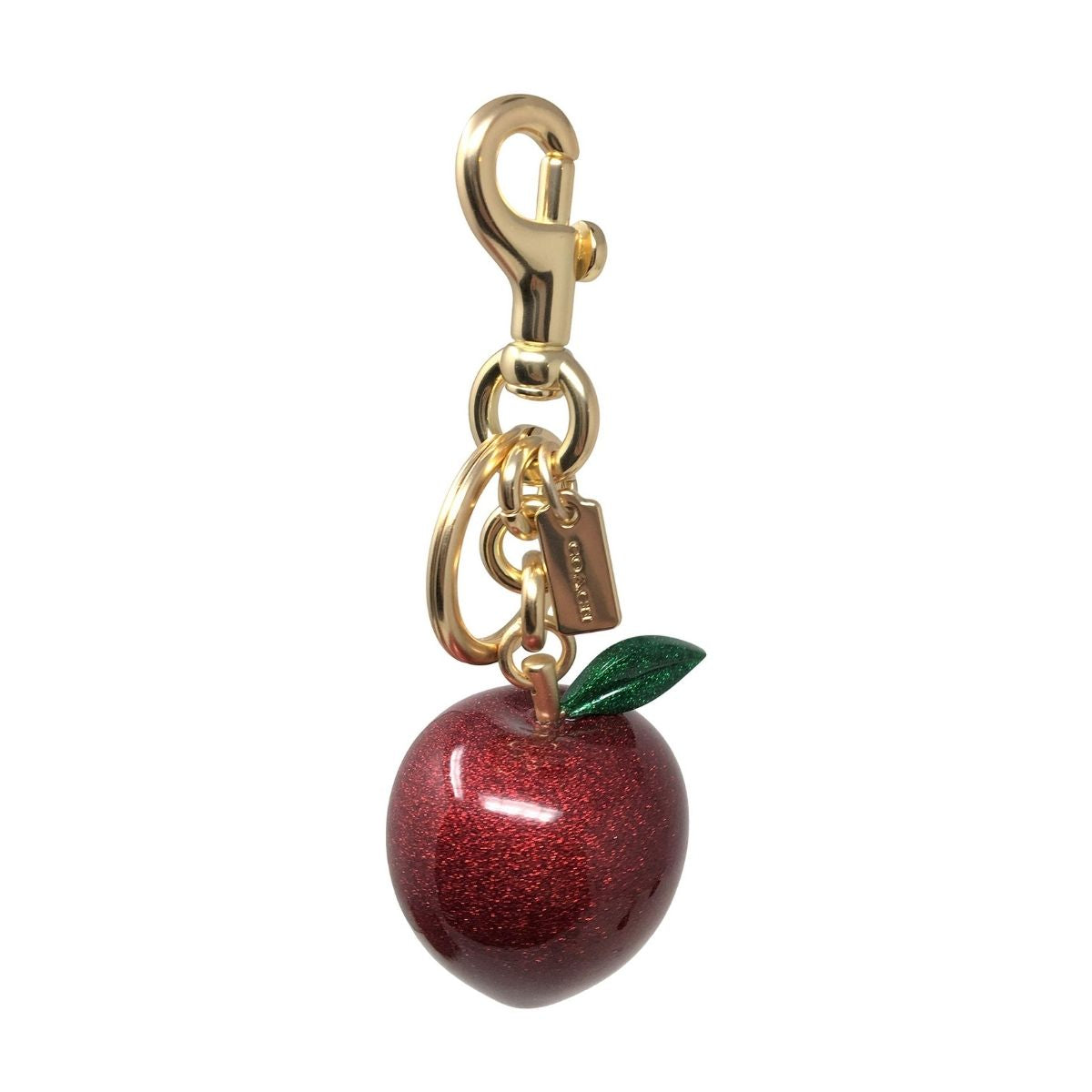 Coach Red buy Green Gold Cherry Resin Purse Keychain Charm