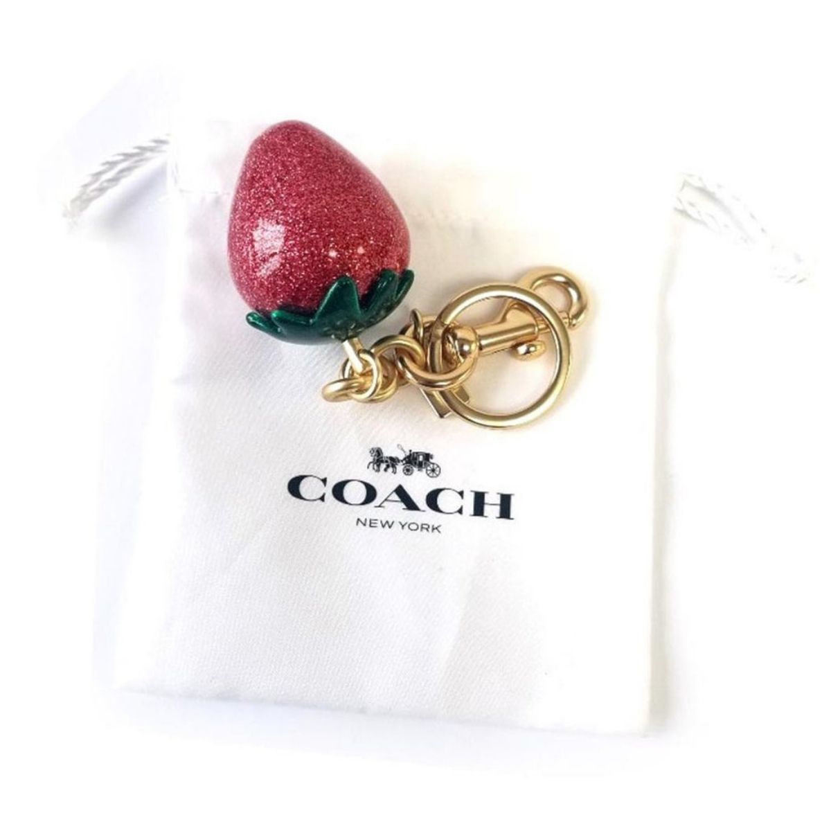 Selling Coach Strawberry bag charm only