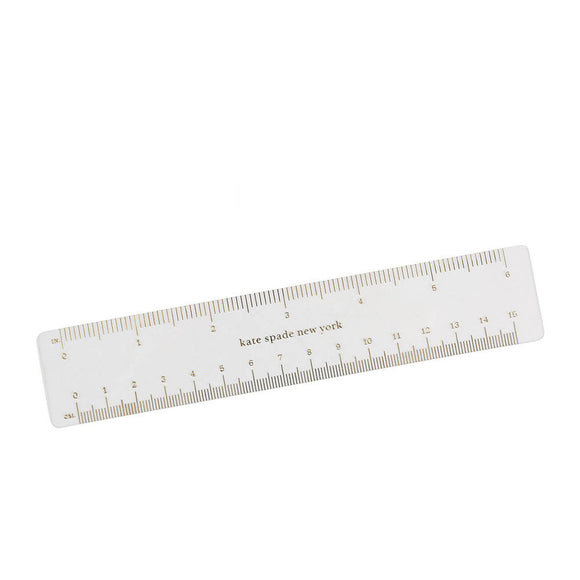 12 inch Clear Plastic Ruler - flexible